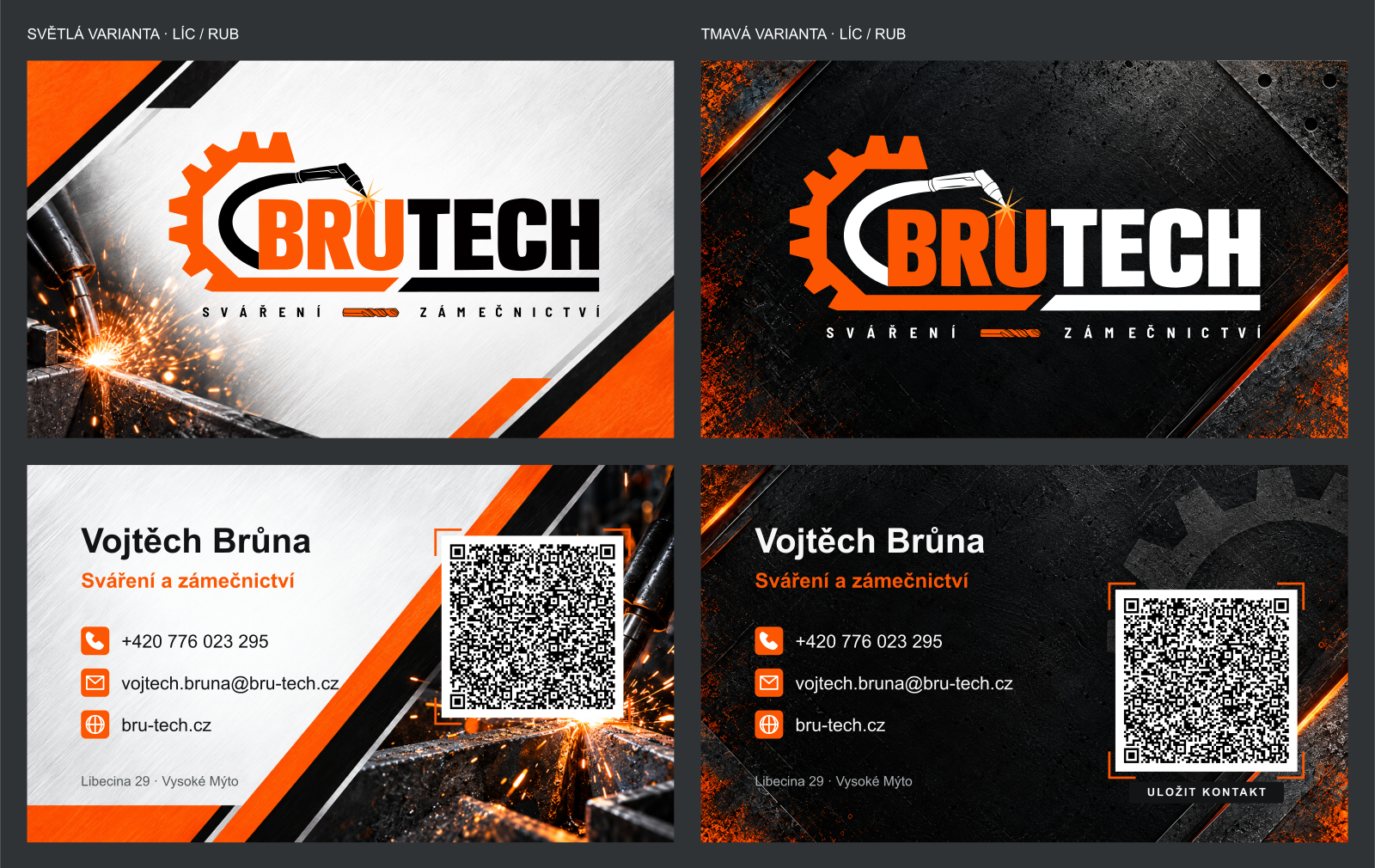 BRUTECH — business cards